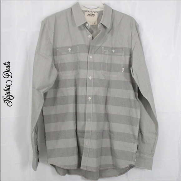 VANS Off the Wall Button Down Shirt Size Large - Picture 1 of 8
